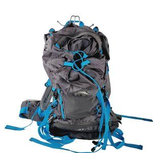 High Sierra Unisex Adult Black Blue Camping Hiking Trail 45L Backpack